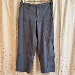 Ll Bean Linen Blend Crops